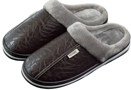 Piotr – Męskie Kapcie Zimowe z Ociepleniem i Antypoślizgową Podeszwą