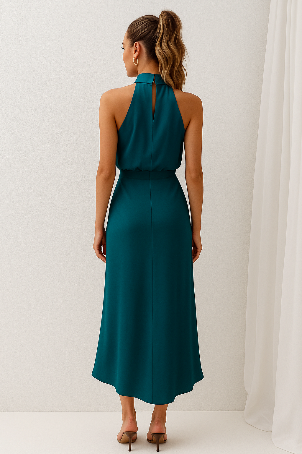Stefanie – Elegant Halter Dress for Women - Image 6