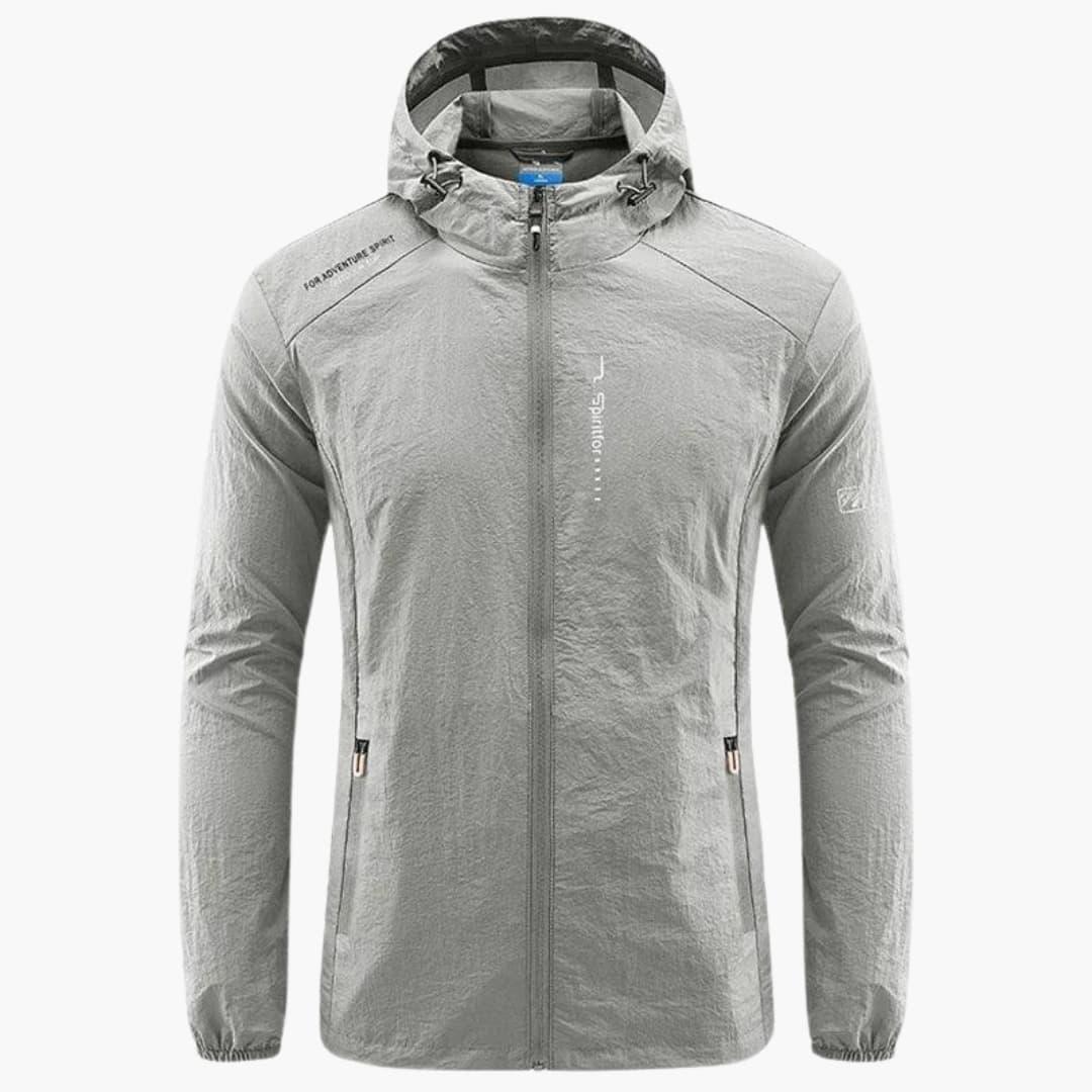 Adrian – Męska Lekka Kurtka Przeciwwiatrowa z Kapturem