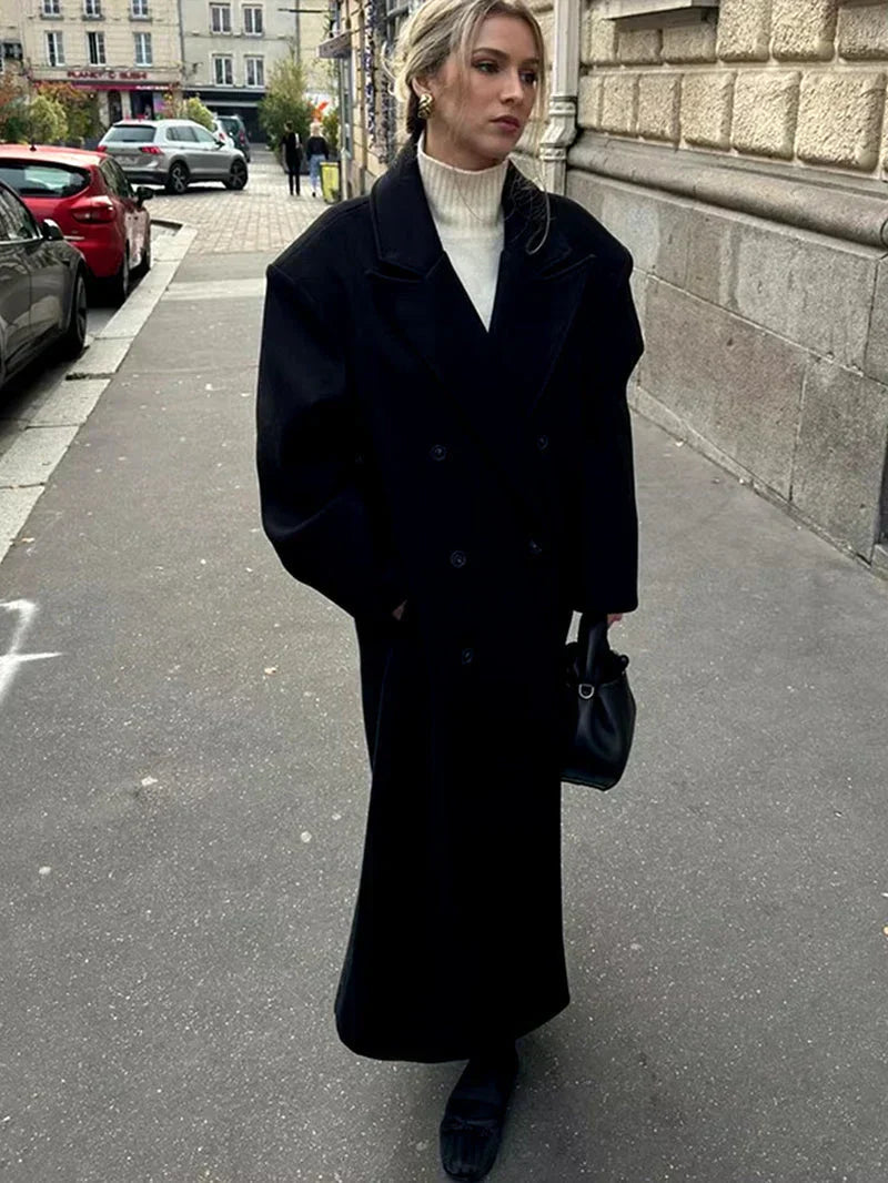 Celeste - Płaszcz damski oversize