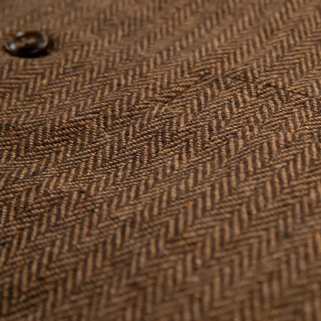 Andrzej – Klasyczna męska kamizelka w jodełkę