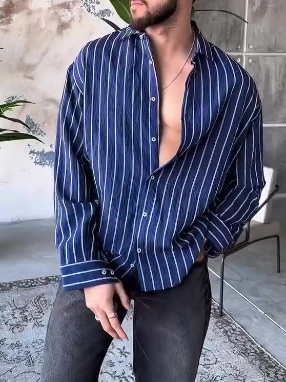 Liam – Stylish Striped Shirt for Men - Image 5