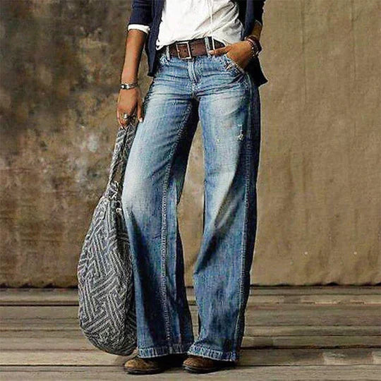 Sophia – Jeans damskie o kroju wide leg