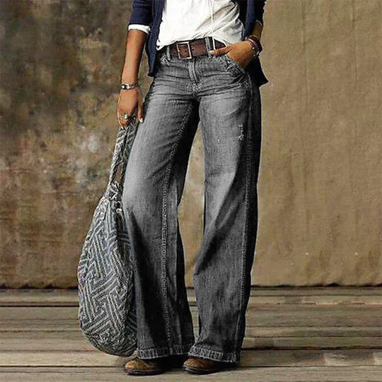 Sophia – Jeans damskie o kroju wide leg