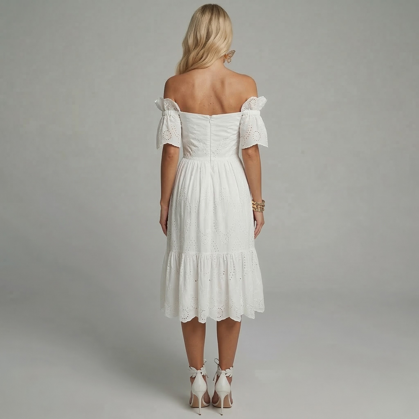 Stefanie – Elegant Off-Shoulder Dress for Women - Image 3