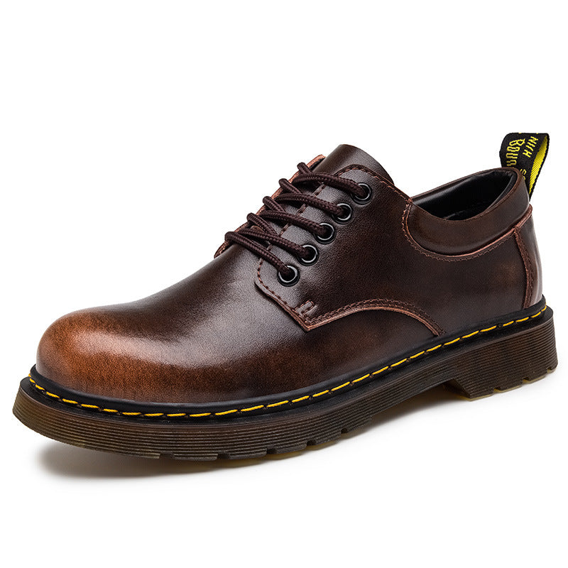 Luca – Męskie buty skórzane z przeszyciem