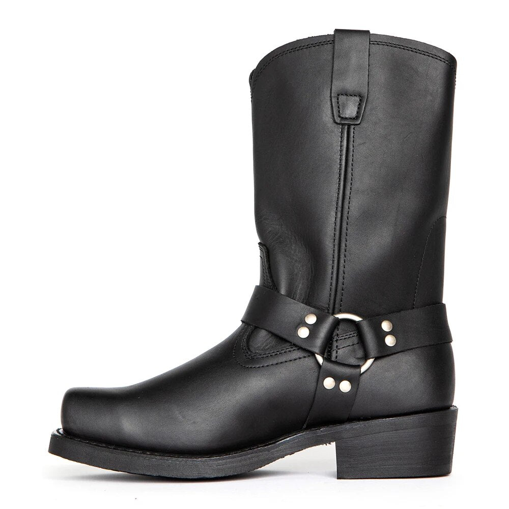 Daniel - Buty męskie kowbojki skórzane western