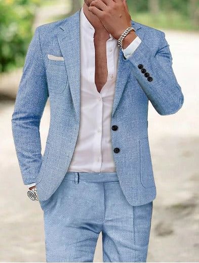 Walter – Men's Linen Two-Piece Suit - Image 4
