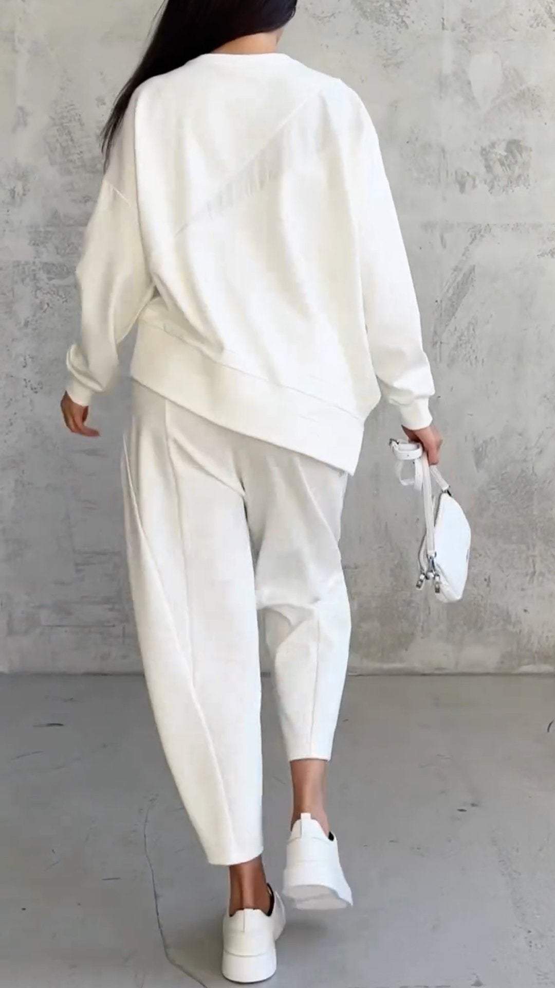 Magda – Damski Komplet Dresowy Oversize z Luźną Bluza i Spodniami