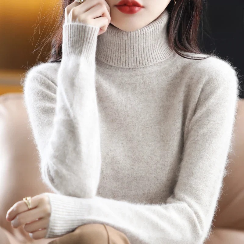 Isabella – Kaszmirowy sweter z golfem