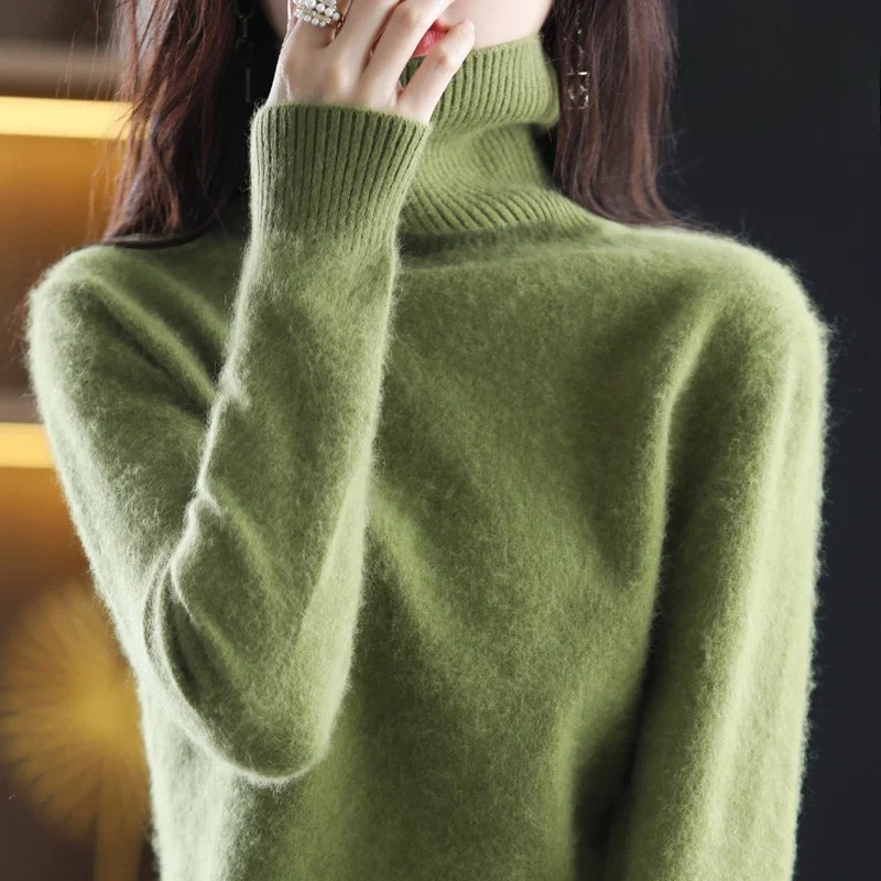 Isabella – Kaszmirowy sweter z golfem