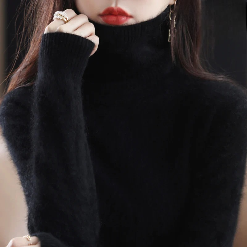 Isabella – Kaszmirowy sweter z golfem