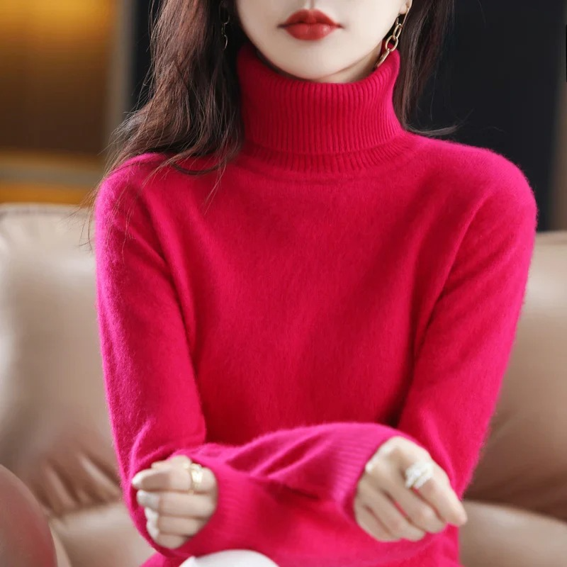 Isabella – Kaszmirowy sweter z golfem