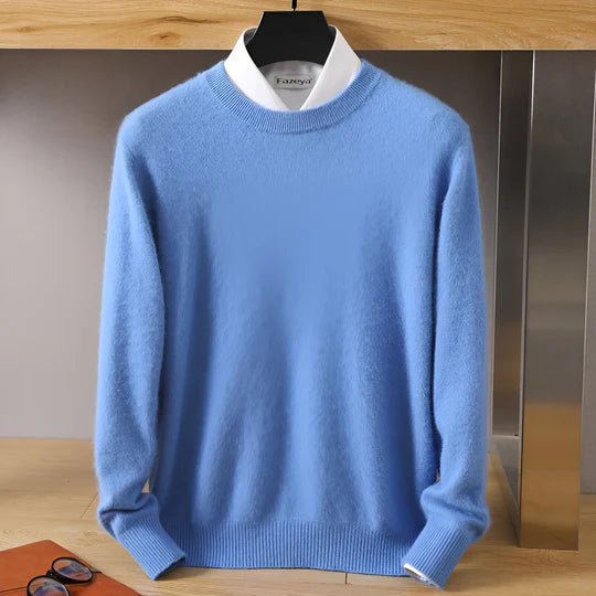 Ethan – Męski sweter kaszmirowy z okrągłym dekoltem