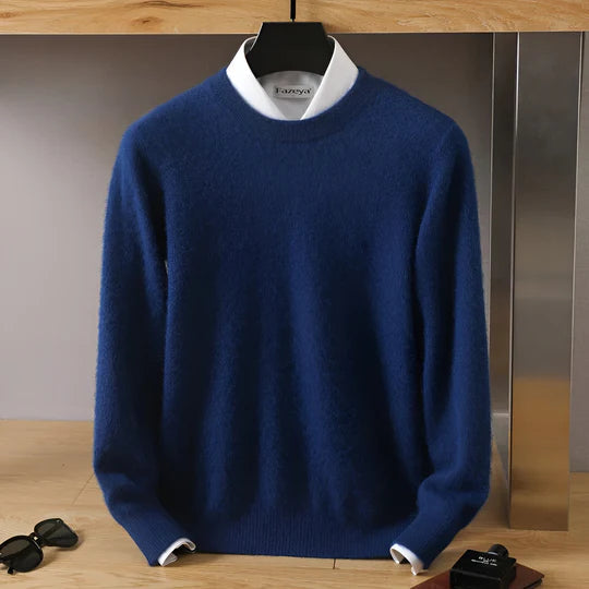 Ethan – Męski sweter kaszmirowy z okrągłym dekoltem