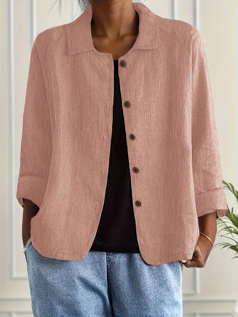 Clara – Women Jacket with Button Closure Jacket - Image 2