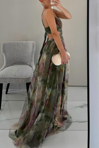 Nicole – Elegantes Maxikleid mit Falten für Damen - Image 2