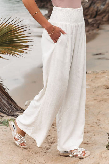 Daniela – Women Pocketed Smocked Pants - Image 15