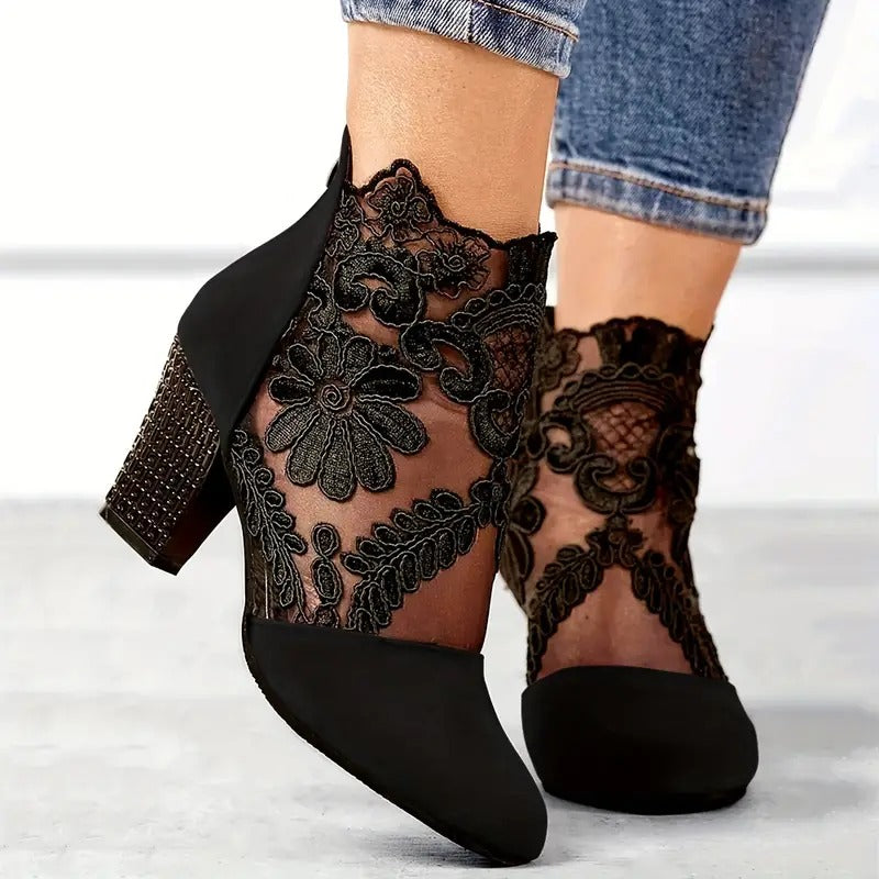 Annika – Elegant Heeled Ankle Boots for Women - Image 3