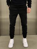Tomasz – Męskie Spodnie Cargo Slim Fit z Elastycznym Pasem