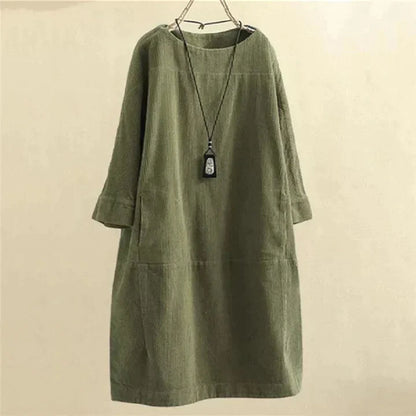 Ingrid – Effortless corduroy Dress for Women - Image 9