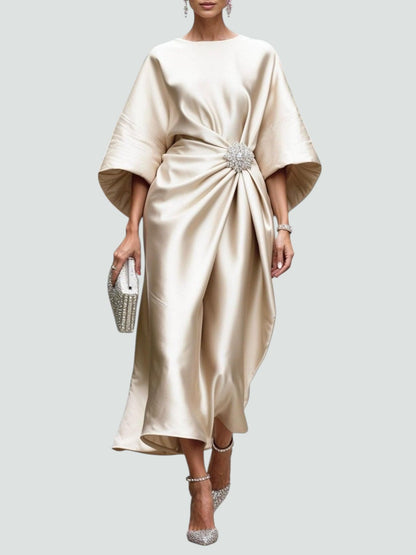 Ines – Women Luxe Satin Evening Dress - Image 6