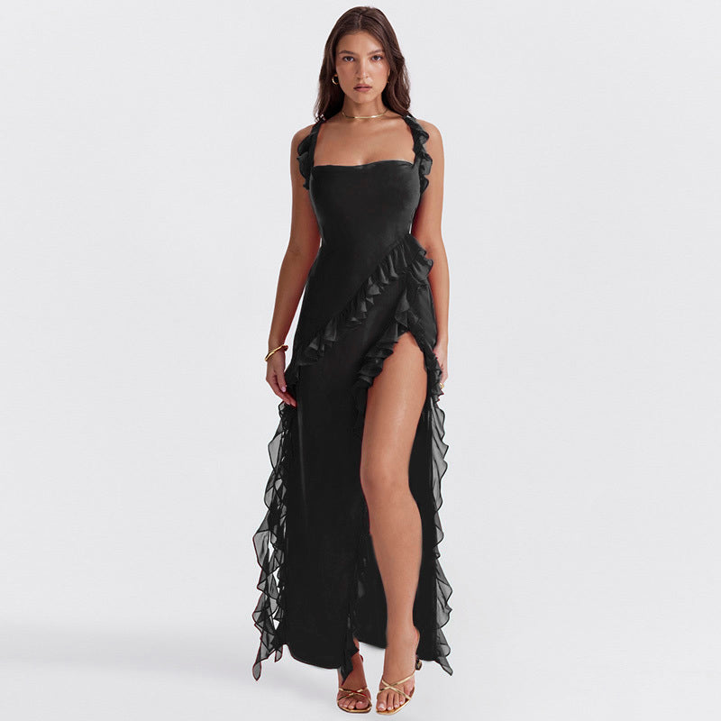 Maren – Elegant Ruffled Maxi Dress for women - Image 12