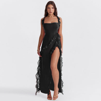 Maren – Elegant Ruffled Maxi Dress for women - Image 12
