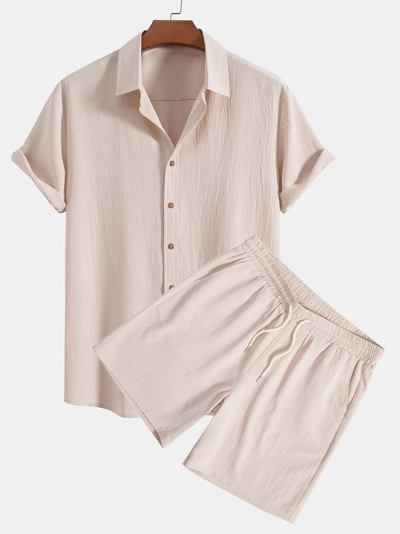 Ethan – Relaxed Wrinkled Summer Set for Men - Image 1