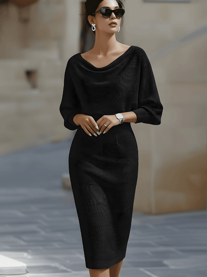 Carina – Women Elegant Midi Dress - Image 2