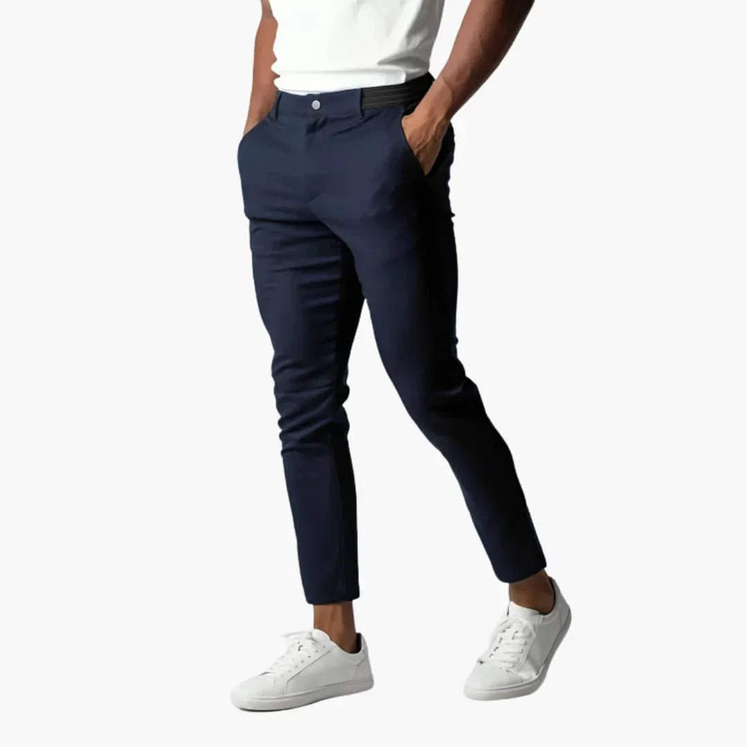 Adrian – Eleganckie Męskie Spodnie Slim Fit do Codziennego Stylu