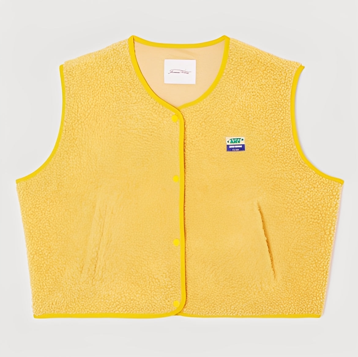 Marta – Miękka Polarowa Kamizelka Damska z Guzikami