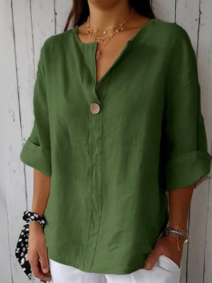Melanie – Women’s Casual V-Neck Blouse - Image 6