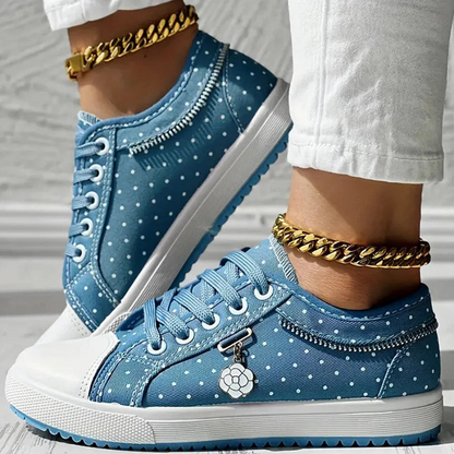 Lola – Women Casual Lace-Up Sneakers - Image 11