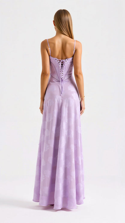 Antonia – Women Floral Print Wedding Guest Dress - Image 11