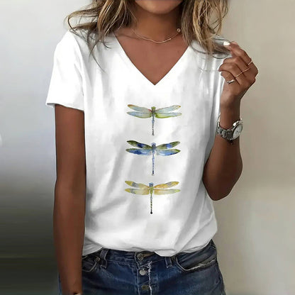 Kirsten – Dragonfly Graphic Tee - Image 2