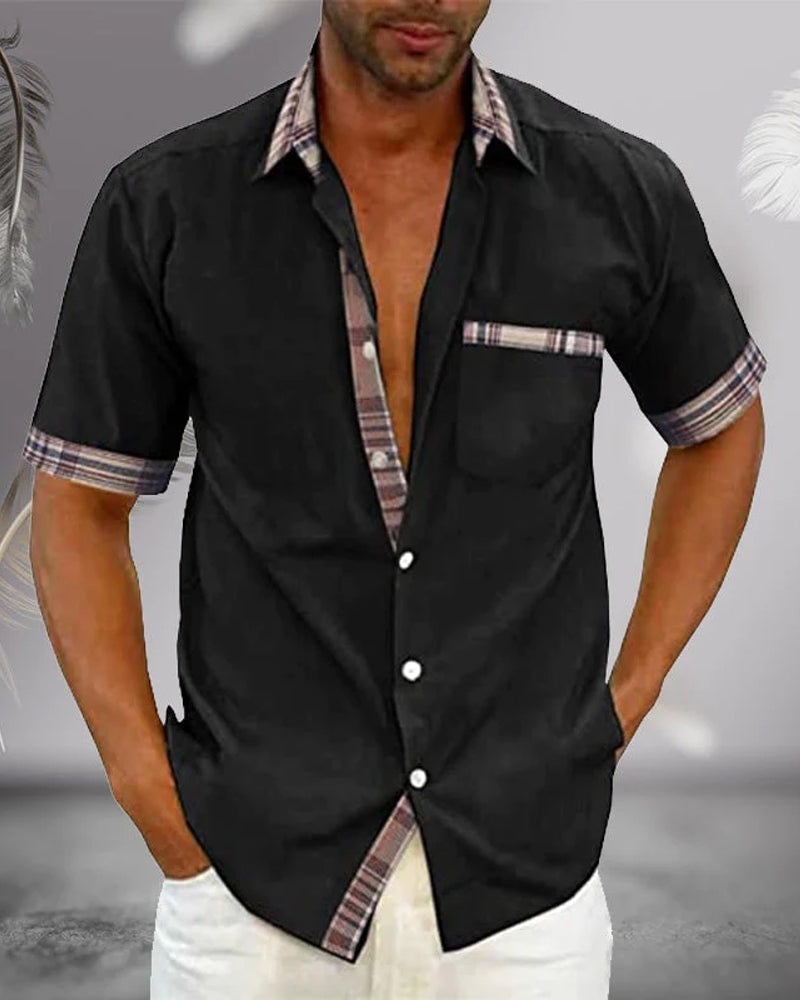 Julian – Button-Up  Short Sleeve Shirt - Image 2