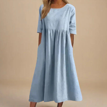 Charlotte – Women Casual Midi Dress - Image 1