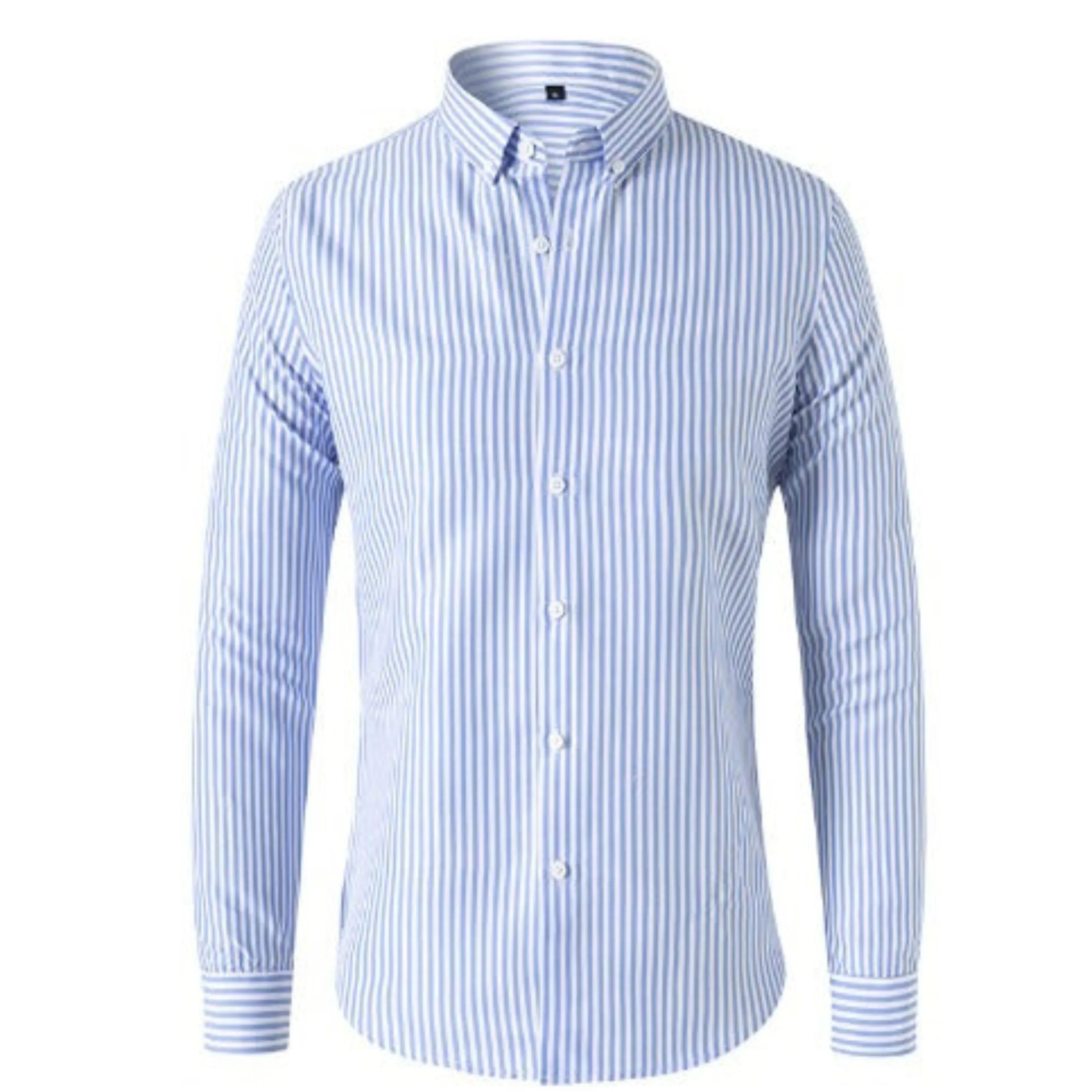 Stefan – Classic Striped Button-Up Shirt - Image 4