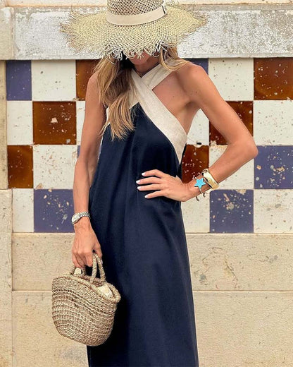 Emma – Women Breathable Crossed Maxi Dress - Image 14