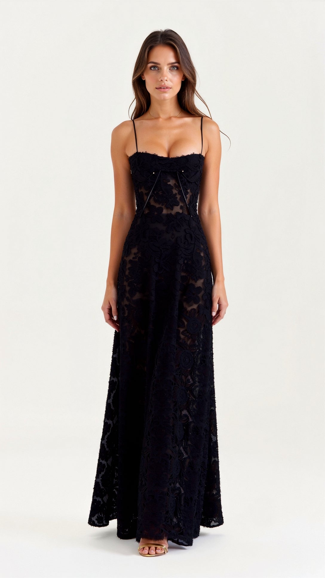 Antonia – Women Floral Print Wedding Guest Dress - Image 13