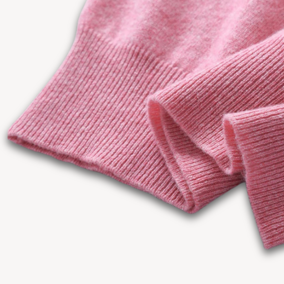 Kamil – Męski Sweter z Dekoltem w Serek i Imitacją Koszuli