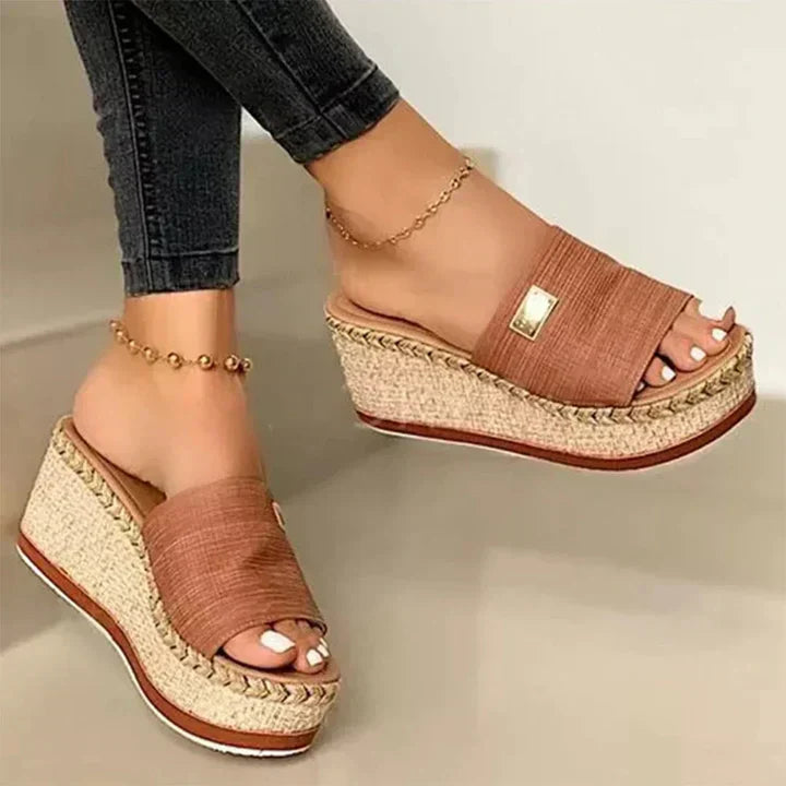 Lieselotte – Platform Wedge Sandals - Image 2
