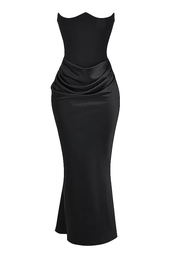 Chloe – Elegant Strapless Maxi Dress - Image 10