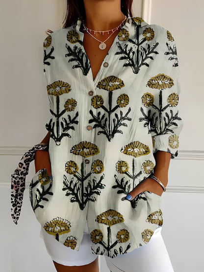 María – Stylowa Artystyczna Bluzka Damska