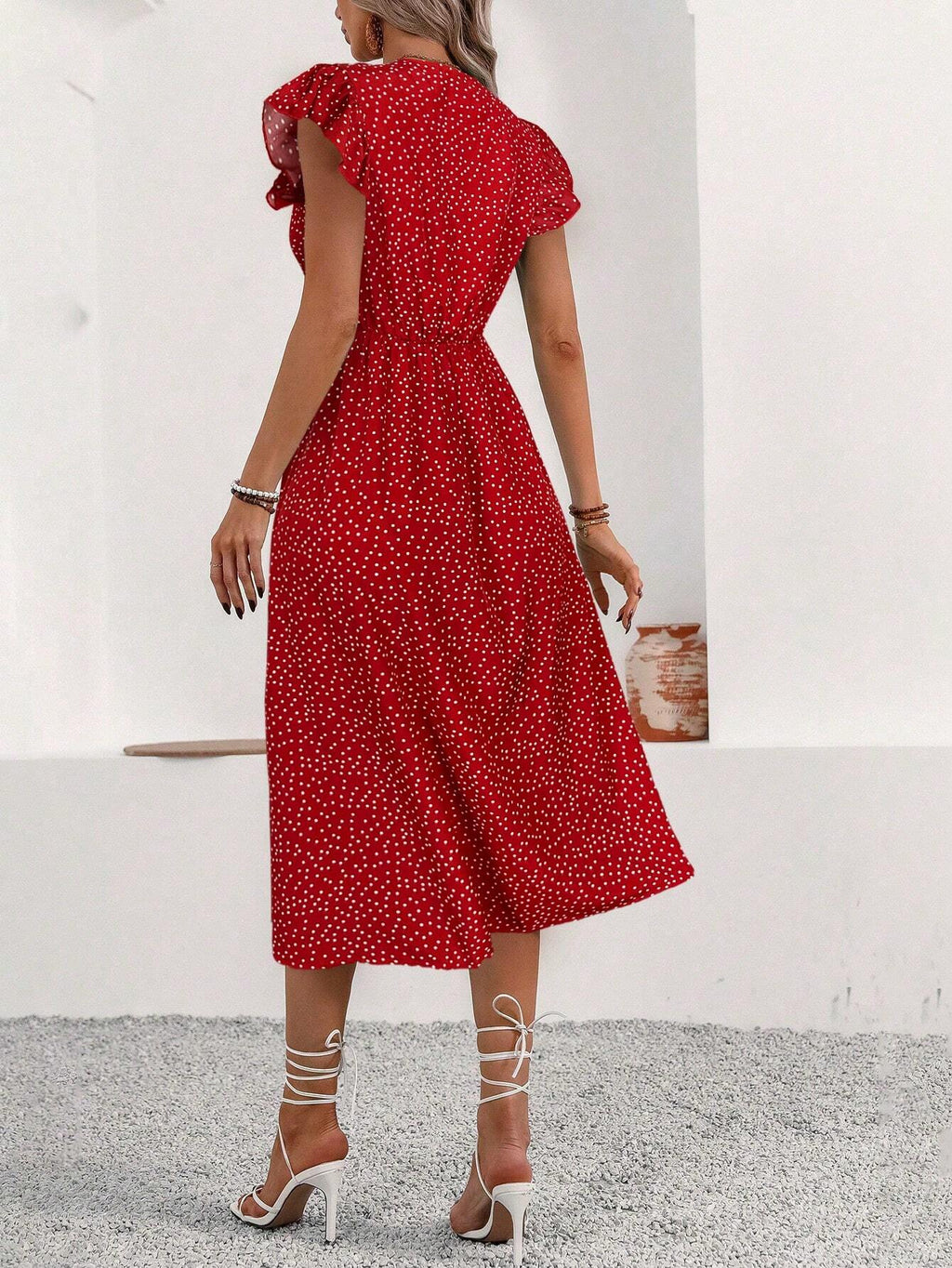 Sandra – Women Floral Print Midi Dress - Image 2