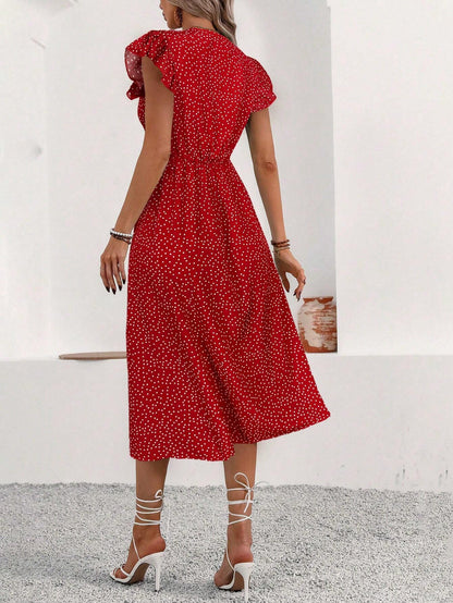 Sandra – Midi-Kleid für Damen mit Blumenmuster - Image 2