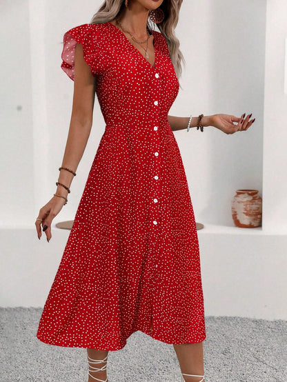 Sandra – Women Floral Print Midi Dress - Image 4