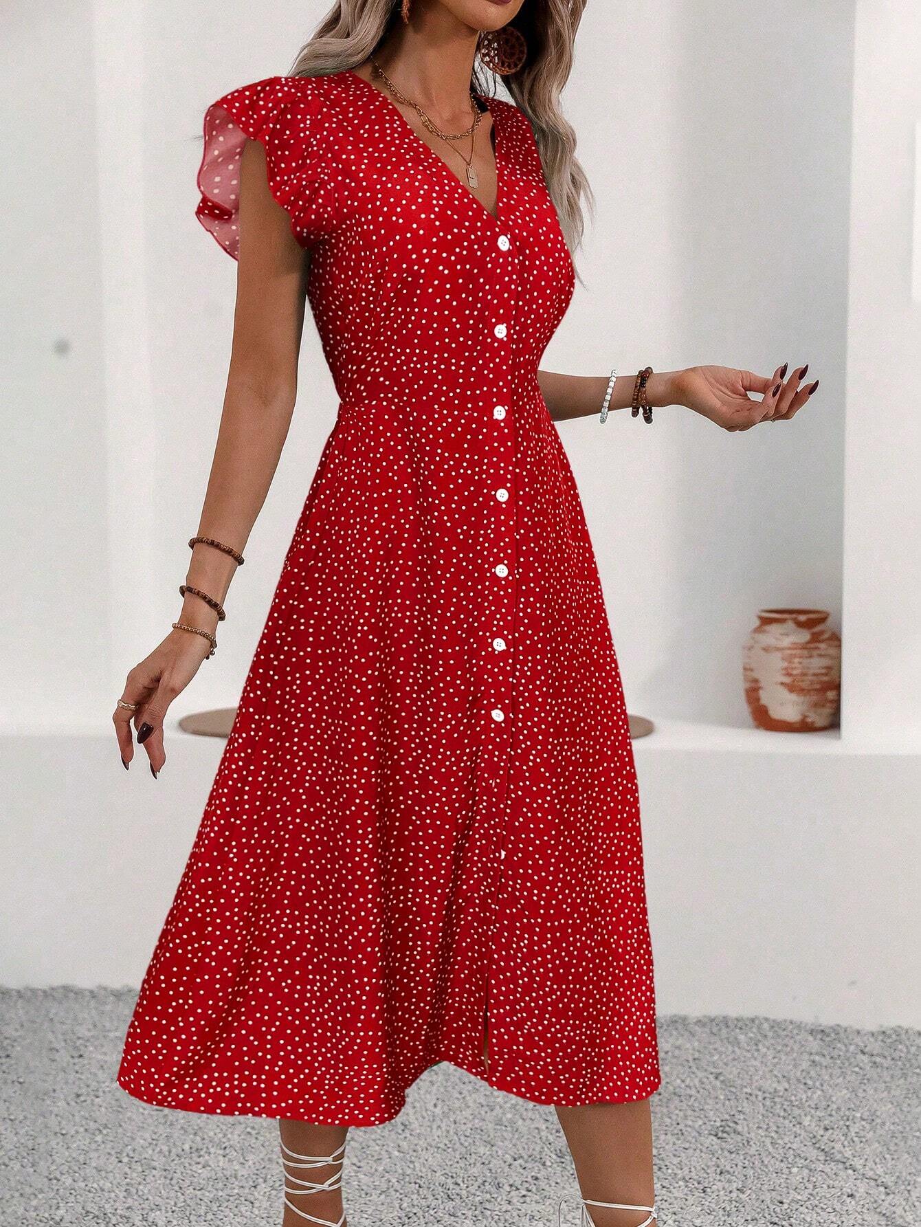 Sandra – Midi-Kleid für Damen mit Blumenmuster - Image 4