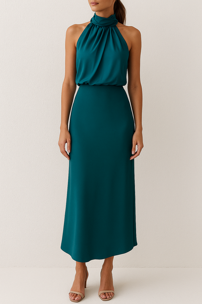 Stefanie – Elegant Halter Dress for Women - Image 1